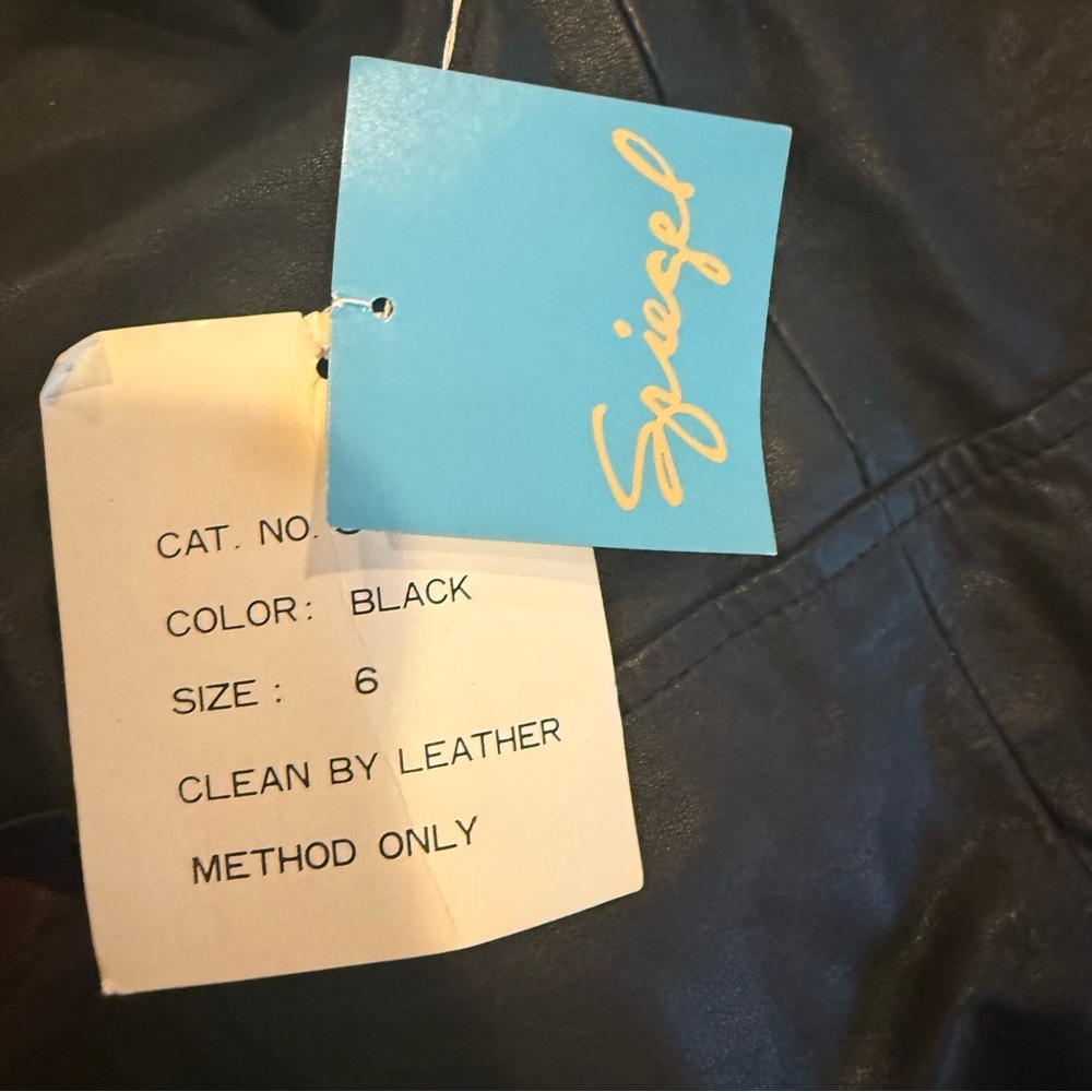 NWT SEXY VINTAGE LEATHER DRESS BY AMBRIA!! SIZE 6 - Picture 10 of 13